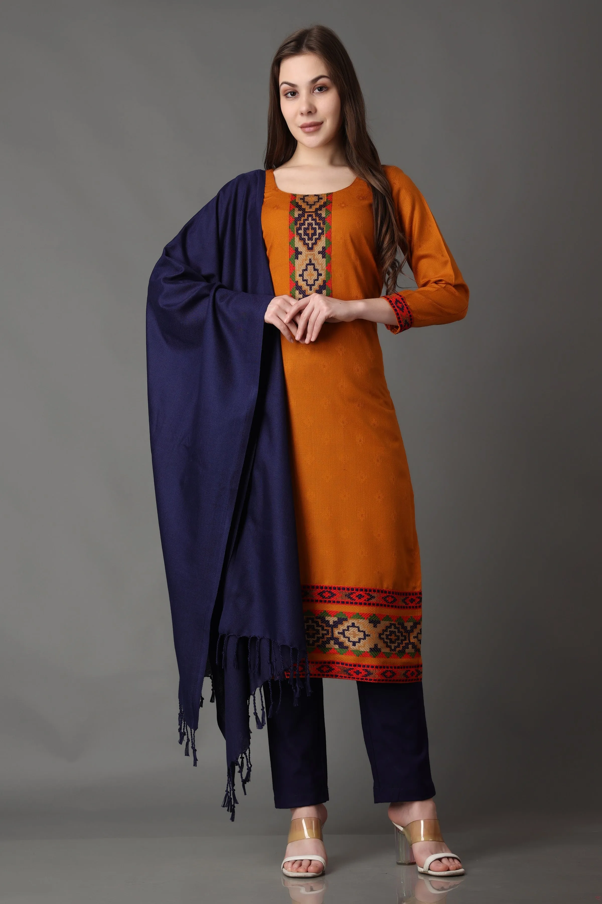 Sunny Afterglow Woollen Kurta Set