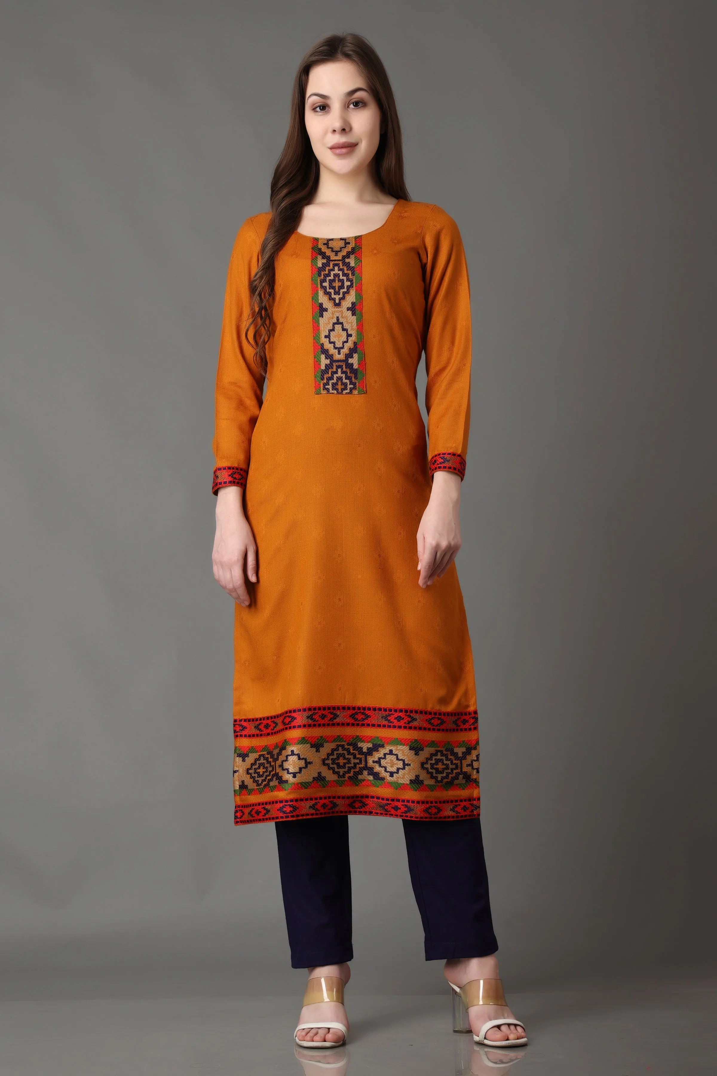 Sunny Afterglow Woollen Kurta Set