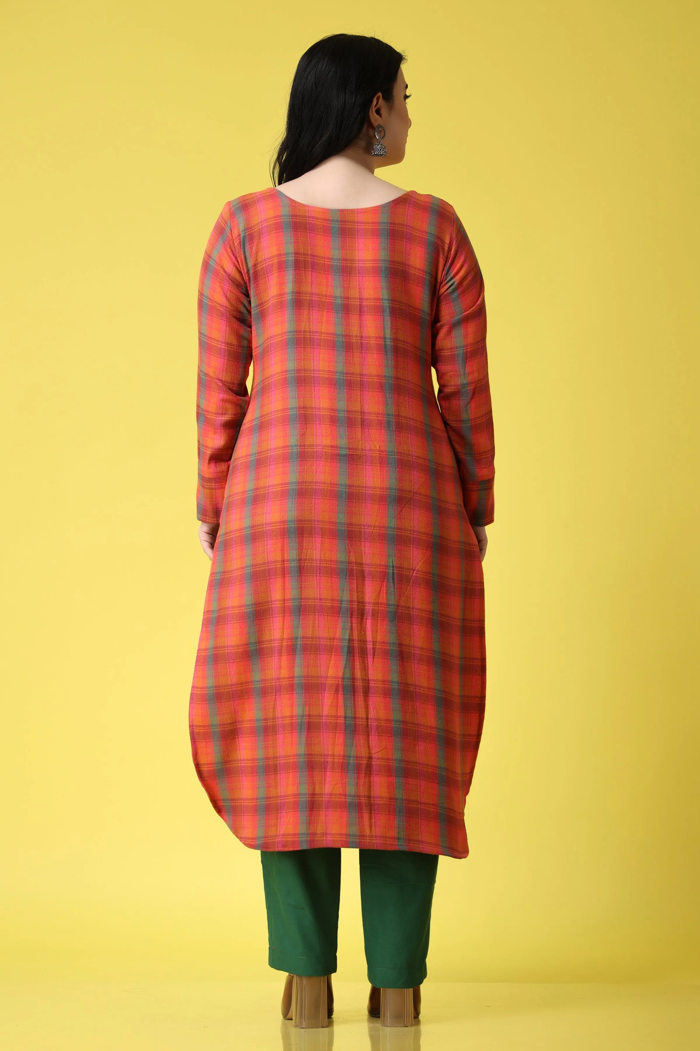 Sunset Time Woollen Kurta Set