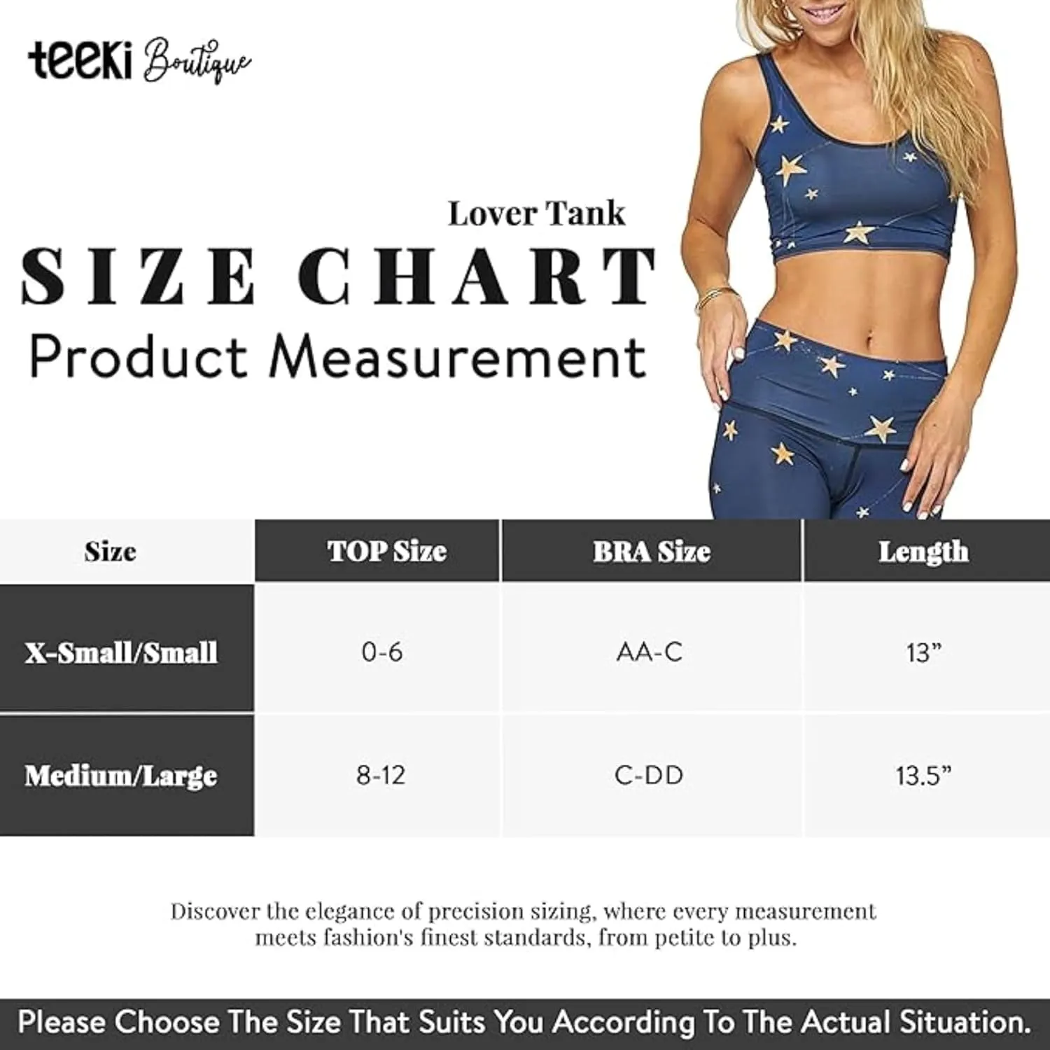teeki Tank Tops for Women, USA Made from Sustainable Eco Luxury Fabric, Lightweight, Quick Dry, Bra Top