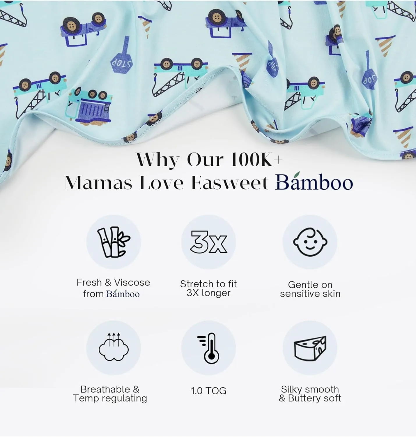 Toddler Boys Girls Pajamas Soft Bamboo Viscose Short Sleeve Top and Pants Summer 2 Piece PJs Set