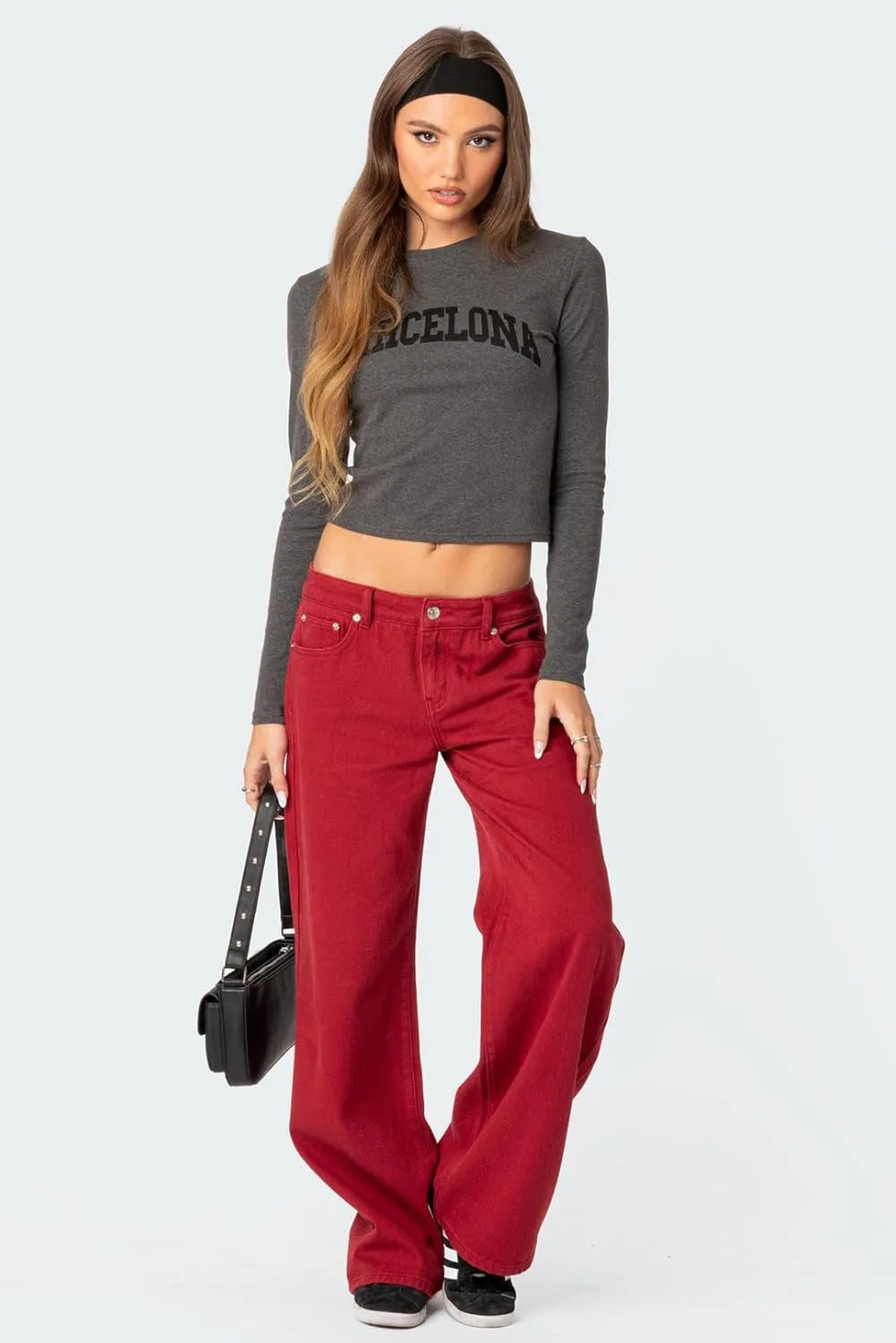 Women Y2k Straight Leg Jeans Pants High Waist Pockets Loose Fit Denim Trousers Streetwear