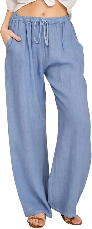 Women's Cotton Linen Pants Summer Wide Leg Casual Loose Drawstring High Waist Palazzo Pants Lightweight Trousers with Pockets Prime Shopping Online B35 A,XXL, XX-Large