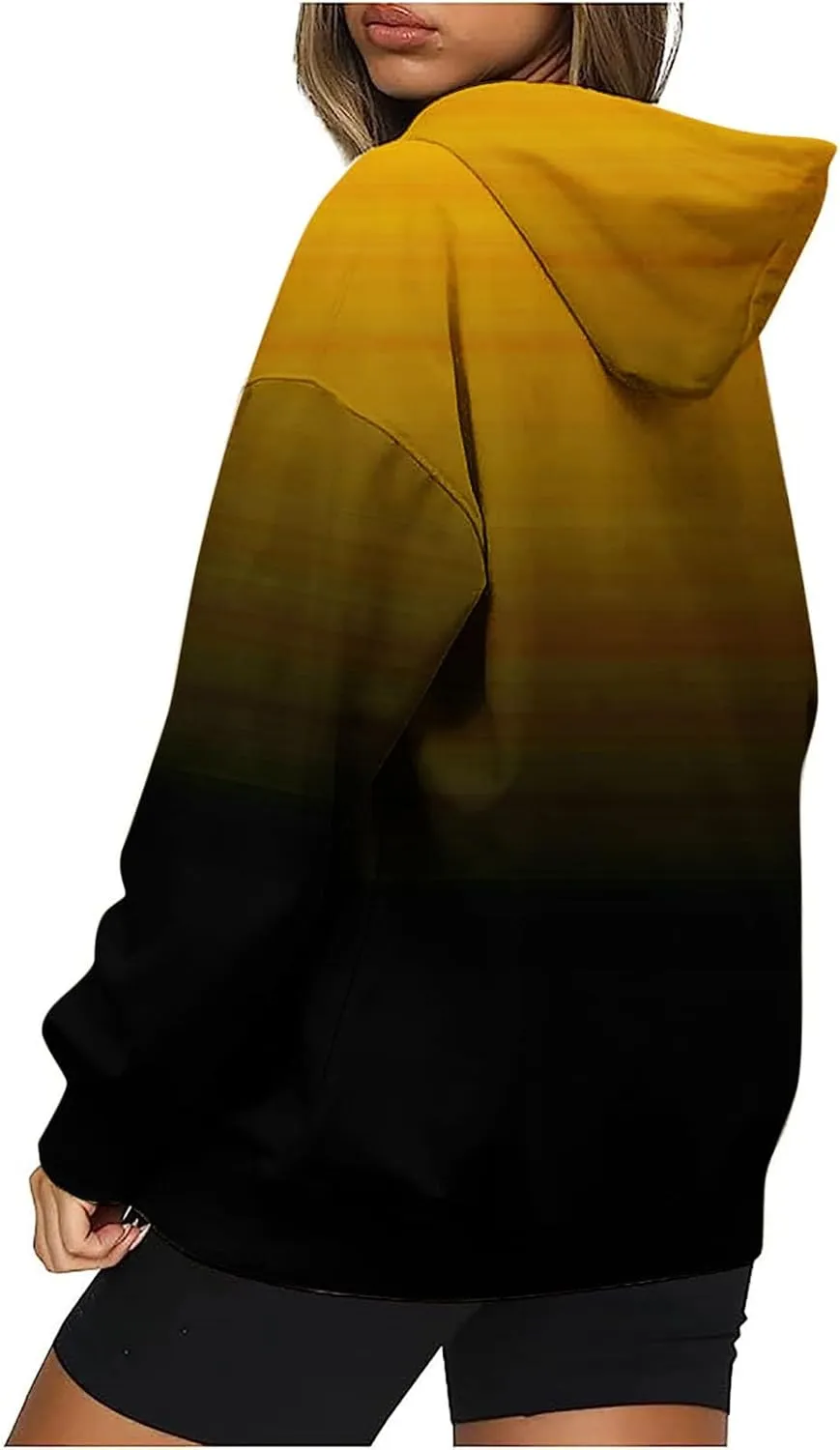 Womens Oversized Hoodies Tie Dye Hooded Sweatshirts Casual Comfy Sweater Pullover With Pockets Fall Winter Outfits