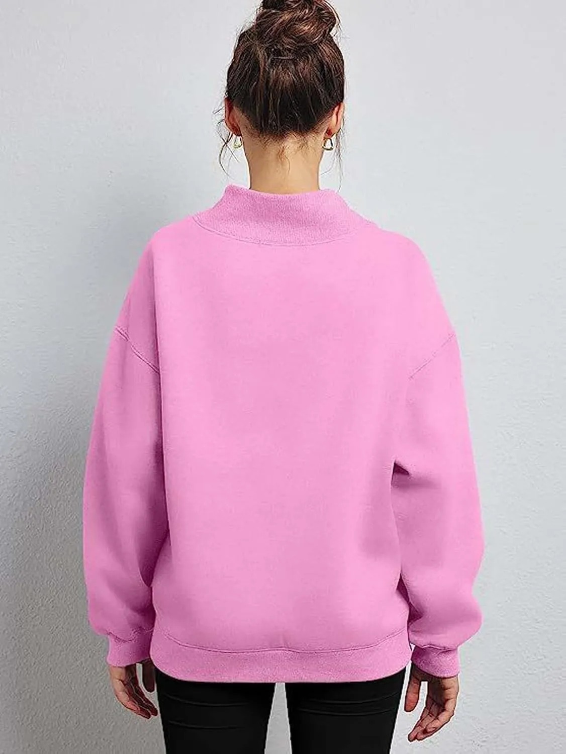 Womens Oversized Sweatshirts Turtleneck Long Sleeve Pullover Hoodies Tops Fall Outfits 2023 Clothes