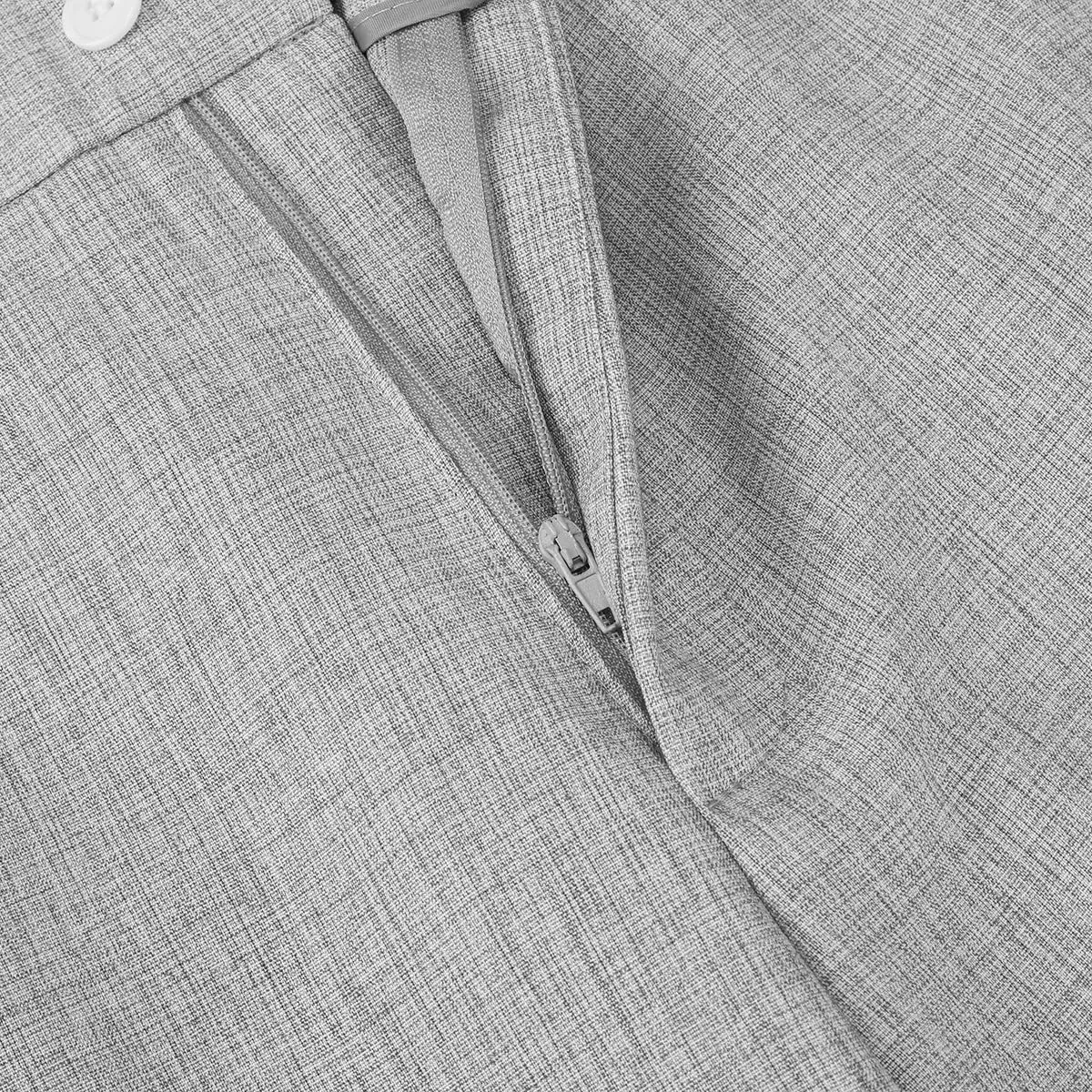 YUNCLOS Women's 2 Piece Business Office Suit Set One Button Short Sleeve Blazer Jacket and Suit Pants
