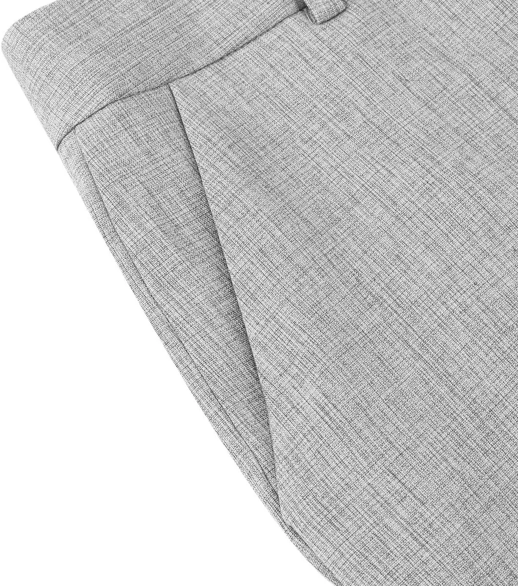YUNCLOS Women's 2 Piece Business Office Suit Set One Button Short Sleeve Blazer Jacket and Suit Pants